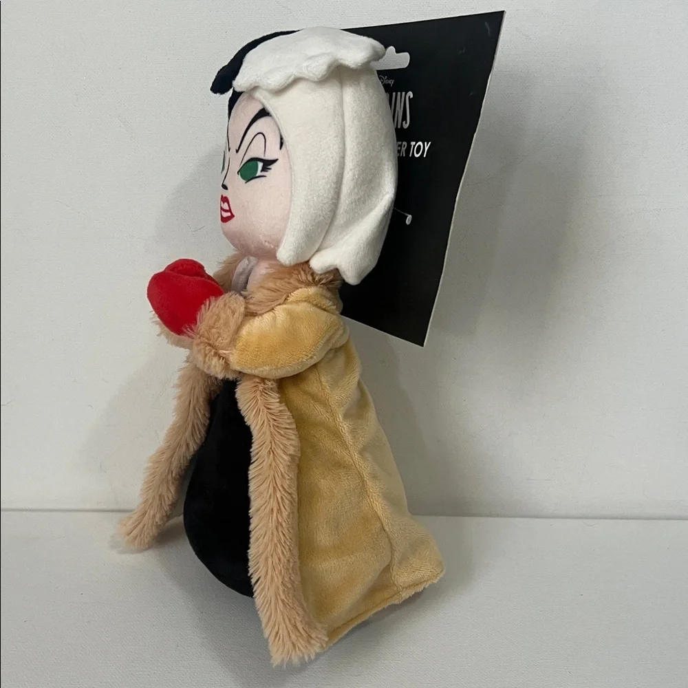 NWT Disney Villains Cruella Dog Squeaker Toy